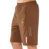 image:imageNORTHYARD Mens Athletic Running Shorts Quick Dry Workout Shorts 7 5 9 Lightweight Sports Gym Basketball Tennis HikingBrown