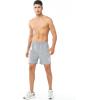 image:imageNORTHYARD Mens Athletic Running Shorts Quick Dry Workout Shorts 7 5 9 Lightweight Sports Gym Basketball Tennis HikingGrey