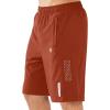 image:imageNORTHYARD Mens Athletic Running Shorts Quick Dry Workout Shorts 7 5 9 Lightweight Sports Gym Basketball Tennis HikingRedclay