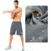 image:imageNORTHYARD Mens Athletic Running Shorts Quick Dry Workout Shorts 7 5 9 Lightweight Sports Gym Basketball Tennis HikingSmokegrey