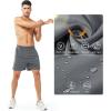 image:imageNORTHYARD Mens Athletic Running Shorts Quick Dry Workout Shorts 7 5 9 Lightweight Sports Gym Basketball Tennis HikingSmokegrey
