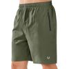 image:imageNORTHYARD Mens Athletic Running Shorts Quick Dry Workout Shorts Lightweight Sports Gym Basketball 7 9 5 Tennis HikingArmygreen
