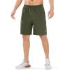 image:imageNORTHYARD Mens Athletic Running Shorts Quick Dry Workout Shorts Lightweight Sports Gym Basketball 7 9 5 Tennis HikingArmygreen
