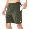 image:imageNORTHYARD Mens Athletic Running Shorts Quick Dry Workout Shorts Lightweight Sports Gym Basketball 7 9 5 Tennis HikingArmygreen