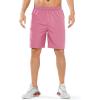 image:imageNORTHYARD Mens Athletic Running Shorts Quick Dry Workout Shorts Lightweight Sports Gym Basketball 7 9 5 Tennis HikingPowderpink