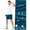 image:imageNORTHYARD Mens Athletic Running Shorts Quick Dry Workout Shorts Lightweight Sports Gym Basketball 7 9 5 Tennis HikingSeablue