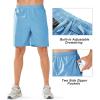image:imageNORTHYARD Mens Athletic Running Shorts Quick Dry Workout Shorts Lightweight Sports Gym Basketball 7 9 5 Tennis HikingSkyblue