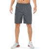 image:imageNORTHYARD Mens Athletic Running Shorts Quick Dry Workout Shorts Lightweight Sports Gym Basketball 7 9 5 Tennis HikingSmokegrey