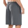 image:imageNORTHYARD Mens Athletic Running Shorts Quick Dry Workout Shorts Lightweight Sports Gym Basketball 7 9 5 Tennis HikingSmokegrey