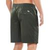 image:imageNORTHYARD Mens Casual ShortsCotton 9 Golf Hiking Drawstring Elastic Waist Work Shorts with Zipper PocketsArmygreen