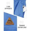 image:imageNORTHYARD Mens Casual ShortsCotton 9 Golf Hiking Drawstring Elastic Waist Work Shorts with Zipper PocketsGreyblue