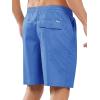image:imageNORTHYARD Mens Casual ShortsCotton 9 Golf Hiking Drawstring Elastic Waist Work Shorts with Zipper PocketsGreyblue