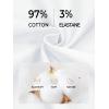 image:imageNORTHYARD Mens Casual ShortsCotton 9 Golf Hiking Drawstring Elastic Waist Work Shorts with Zipper PocketsWhite