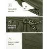 image:imageNORTHYARD Mens Cotton Casual Sweat Shorts Athletic Running Short with Zipper Pockets 7 Workout Gym Lounge for MensArmygreen