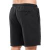 image:imageNORTHYARD Mens Cotton Casual Sweat Shorts Athletic Running Short with Zipper Pockets 7 Workout Gym Lounge for MensBlack
