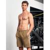 image:imageNORTHYARD Mens Cotton Casual Sweat Shorts Athletic Running Short with Zipper Pockets 7 Workout Gym Lounge for MensCoffee
