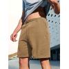 image:imageNORTHYARD Mens Cotton Casual Sweat Shorts Athletic Running Short with Zipper Pockets 7 Workout Gym Lounge for MensCoffee