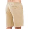 image:imageNORTHYARD Mens Cotton Casual Sweat Shorts Athletic Running Short with Zipper Pockets 7 Workout Gym Lounge for MensLightkhaki