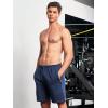 image:imageNORTHYARD Mens Cotton Casual Sweat Shorts Athletic Running Short with Zipper Pockets 7 Workout Gym Lounge for MensNavy