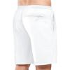 image:imageNORTHYARD Mens Cotton Casual Sweat Shorts Athletic Running Short with Zipper Pockets 7 Workout Gym Lounge for MensWhite