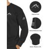 image:imageNORTHYARD Mens Crewneck Sweatshirt Long Sleeve Cotton Sweat Shirt Lightweight Athletic Workout Sport Gym Running SweatshirtsBlack