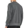 image:imageNORTHYARD Mens Crewneck Sweatshirt Long Sleeve Cotton Sweat Shirt Lightweight Athletic Workout Sport Gym Running SweatshirtsSmokeheather