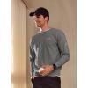 image:imageNORTHYARD Mens Crewneck Sweatshirt Long Sleeve Cotton Sweat Shirt Lightweight Athletic Workout Sport Gym Running SweatshirtsSmokeheather