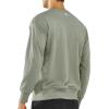 image:imageNORTHYARD Mens Crewneck Sweatshirt Long Sleeve Cotton Sweat Shirt Lightweight Athletic Workout Sport Gym Running SweatshirtsStonegreen