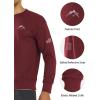 image:imageNORTHYARD Mens Crewneck Sweatshirt Long Sleeve Cotton Sweat Shirt Lightweight Athletic Workout Sport Gym Running SweatshirtsWinered