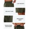 image:imageNORTHYARD Mens Running Athletic Shorts 5 7 9 Workout Gym Short Tennis Quick Dry Active Sport Hiking BasketballArmygreen