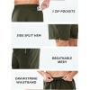 image:imageNORTHYARD Mens Running Athletic Shorts 5 7 9 Workout Gym Short Tennis Quick Dry Active Sport Hiking BasketballArmygreen