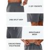 image:imageNORTHYARD Mens Running Athletic Shorts 5 7 9 Workout Gym Short Tennis Quick Dry Active Sport Hiking BasketballSmokegrey