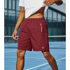 image:imageNORTHYARD Mens Running Athletic Shorts 5 7 9 Workout Gym Short Tennis Quick Dry Active Sport Hiking BasketballWine