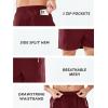 image:imageNORTHYARD Mens Running Athletic Shorts 5 7 9 Workout Gym Short Tennis Quick Dry Active Sport Hiking BasketballWine