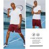 image:imageNORTHYARD Mens Running Athletic Shorts 5 7 9 Workout Gym Short Tennis Quick Dry Active Sport Hiking BasketballWine