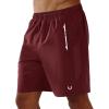 image:imageNORTHYARD Mens Running Athletic Shorts 5 7 9 Workout Gym Short Tennis Quick Dry Active Sport Hiking BasketballWine