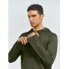 image:imageNORTHYARD Mens Running Hoodie Lightweight Fleece Workout Pullover Long Sleeve Cold Weather Hooded Sweatshirts Athletic GymArmygreen