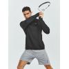 image:imageNORTHYARD Mens Running Hoodie Lightweight Fleece Workout Pullover Long Sleeve Cold Weather Hooded Sweatshirts Athletic GymBlack