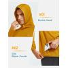 image:imageNORTHYARD Mens Running Hoodie Lightweight Fleece Workout Pullover Long Sleeve Cold Weather Hooded Sweatshirts Athletic GymBrown