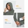 image:imageNORTHYARD Mens Running Hoodie Lightweight Fleece Workout Pullover Long Sleeve Cold Weather Hooded Sweatshirts Athletic GymSagegreen