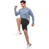 image:imageNORTHYARD Mens Sun Protection Shirts UPF 50 Long Sleeve Swim Rash Guard Shirt Running Workout Athletic Hiking UV FishingBlueheather
