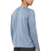 image:imageNORTHYARD Mens Sun Protection Shirts UPF 50 Long Sleeve Swim Rash Guard Shirt Running Workout Athletic Hiking UV FishingBlueheather