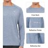 image:imageNORTHYARD Mens Sun Protection Shirts UPF 50 Long Sleeve Swim Rash Guard Shirt Running Workout Athletic Hiking UV FishingBlueheather