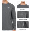 image:imageNORTHYARD Mens Sun Protection Shirts UPF 50 Long Sleeve Swim Rash Guard Shirt Running Workout Athletic Hiking UV FishingCarbonheather