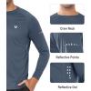 image:imageNORTHYARD Mens Sun Protection Shirts UPF 50 Long Sleeve Swim Rash Guard Shirt Running Workout Athletic Hiking UV FishingCoolgrey
