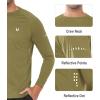 image:imageNORTHYARD Mens Sun Protection Shirts UPF 50 Long Sleeve Swim Rash Guard Shirt Running Workout Athletic Hiking UV FishingKhakigreen