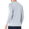 image:imageNORTHYARD Mens Sun Protection Shirts UPF 50 Long Sleeve Swim Rash Guard Shirt Running Workout Athletic Hiking UV FishingLightgrey