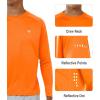 image:imageNORTHYARD Mens Sun Protection Shirts UPF 50 Long Sleeve Swim Rash Guard Shirt Running Workout Athletic Hiking UV FishingOrange