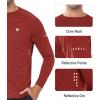 image:imageNORTHYARD Mens Sun Protection Shirts UPF 50 Long Sleeve Swim Rash Guard Shirt Running Workout Athletic Hiking UV FishingRedochre