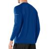 image:imageNORTHYARD Mens Sun Protection Shirts UPF 50 Long Sleeve Swim Rash Guard Shirt Running Workout Athletic Hiking UV FishingRoyalblue